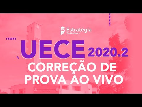 UECE 2020.2 – Correção de prova ao vivo