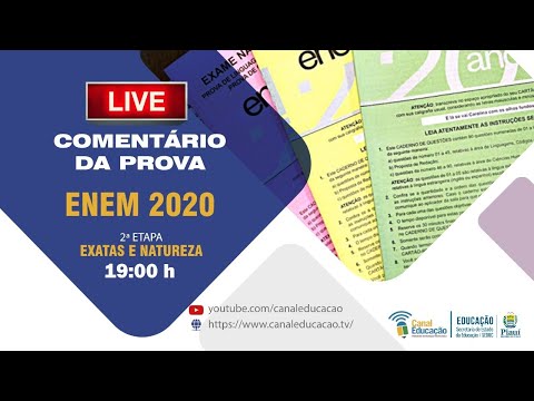 Pré Enem Seduc-PI Comentário 2º dia de  Prova  ENEM 2020 | 25/01/2021