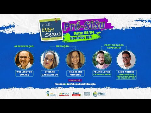 Live Pré SISU 2020 | 05/04/2021