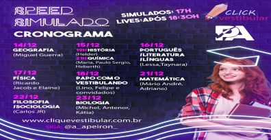 Resultado 3ª dia Speed Linguagem