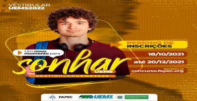 A UEMS Está com inscrições abertas para o Vestibular (PSV) 2022