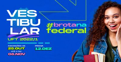 Inscrições para o Vestibular da UFT estão abertas