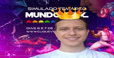 João Marcelo Soares é primeiro colocado no simulado Mundo Geek, confira gabarito